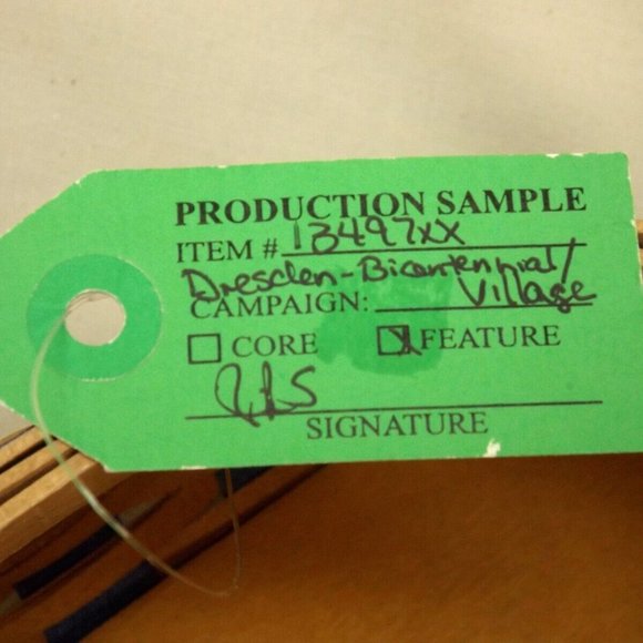 Longaberger 2017 Dresden Bicentennial Basket Rare Manufacture Production Sample - Picture 16 of 16